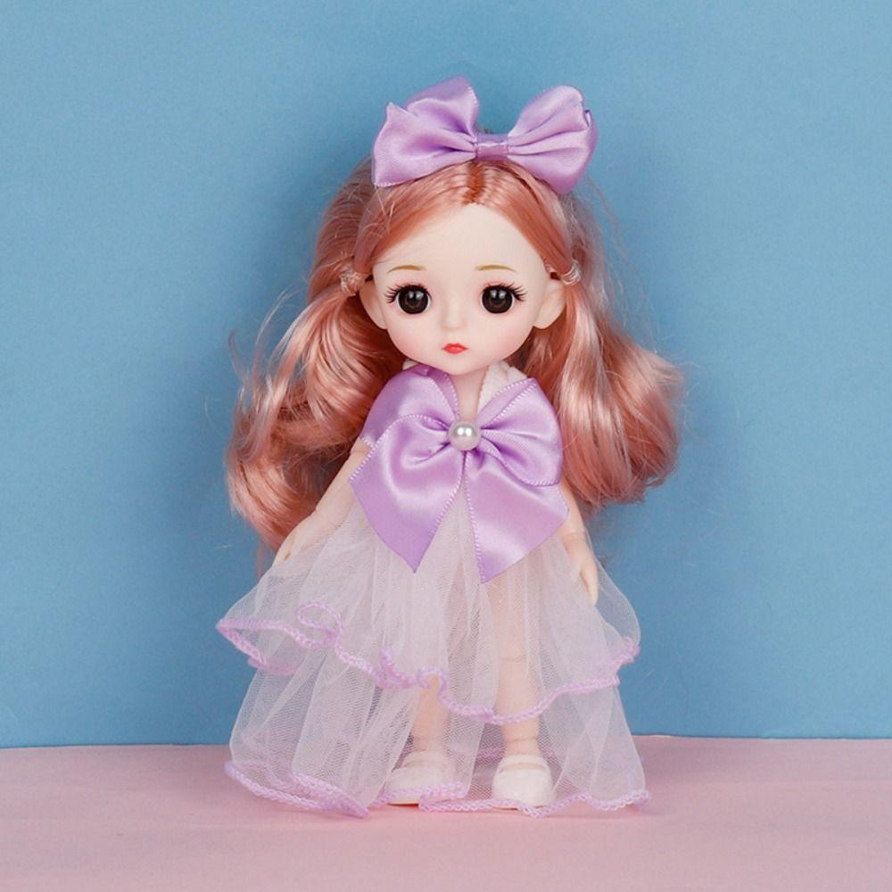 Кукла BJD 1/12 масштаба 16 см, фигурка 16 см, мини-кукла BJD 16 см, милая милая кукла BJD, подарки своими руками