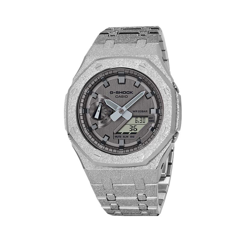 Casio Унисекс Полностью Металлическая Серия Часов GA-2100-1A(Watch4--)