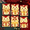 6Pcs Chinese New Year Money Envelope Lucky Red Pockets 2026 Horse Year Spring Festival Marriage Birthday Envelope