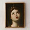 Funny Altered Art Portrait Poster Dark Academia Rococo Print Vintage Pastel Portrait Canvas Painting Bubblegum Baroque Art Print