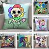 Game D-Dandys World Pillow Case Plush Fabric Soft Double Sided Print Sofa Cushion Cover Throw Pillow Covers