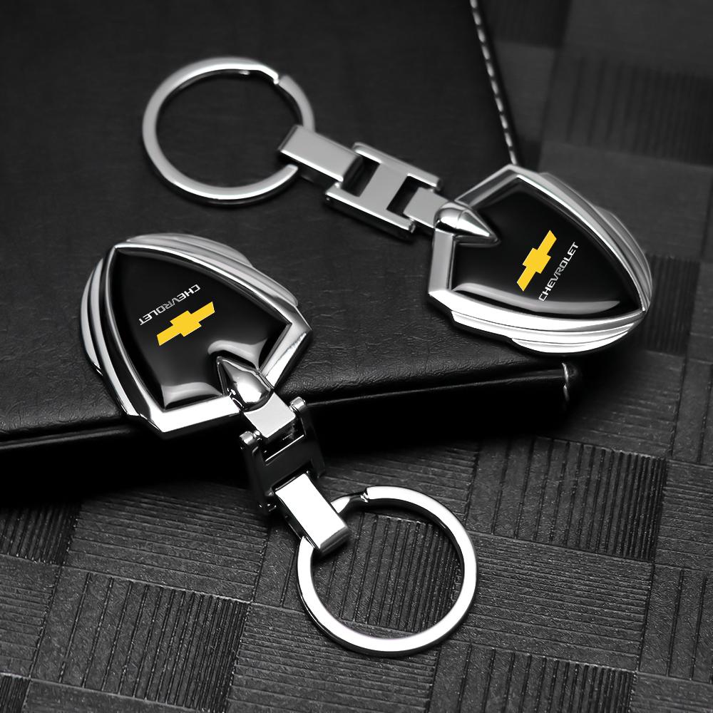 1pcs Car shield Keychain Keyring for Chevrolet Cruze Captiva Sonic Spark Onix Aveo Orlando Sail Malibu Camaro Colorado Corsa
