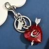 Advanced Heart Keychain Bag Charm Women's Jewelry Exquisite Car Pendant