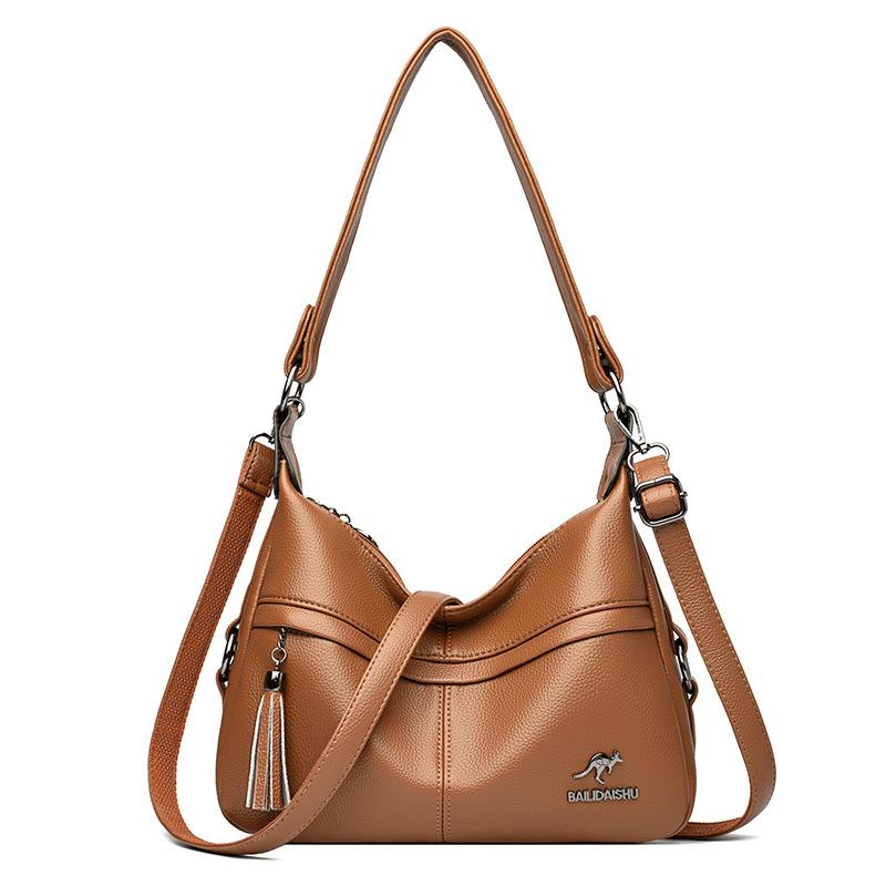 Новая женская сумка через плечо, сумка через плечо, большая вместимость, универсальная, модная, высококачественная сумка-тоут