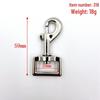 Zinc Alloy Dog Buckle Keyring Hook for Pet Leash, Bag & Apparel Accessories