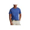 Polo SS23 Solid Logo Embroidered Casual Crew Neck Short Sleeve T-Shirt Men Tops Blue 710610667-100