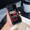 Ae78 Fashion Car Pattern Design Art Soft Phone Cases for iPhone 16 15 14 13 12 11 Pro Max 7 8 XR with Wrist Strap Lanyard Corner Protection Back Cover
