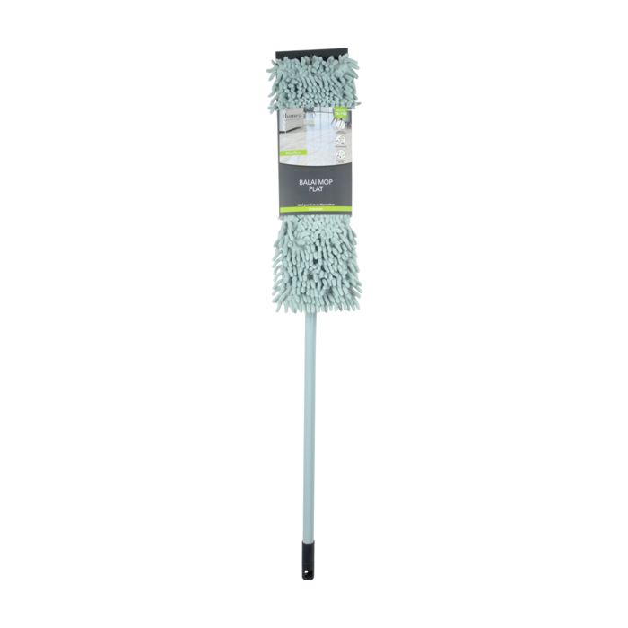Balai mop chenille telescopique 130 cm bleu glacier