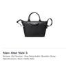 LONGCHAMP Le Pliage Energy Nylon Canvas Handbag Small Women's Black 1512HSR001