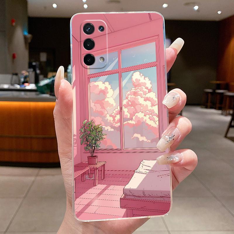 Чехол для OPPO A74 5G CPH2197 Чехол для телефона Роскошный Дракон Милый Крутой Узор для Мальчиков и Девочек Мягкий силикон Задняя крышка Прозрачный корпус