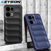 KEYSION Противоударный матовый чехол для OPPO Reno13 Pro 5G Противоскользящий мягкий силиконовый чехол для телефона OPPO Reno 13 5G 13 Pro 5G