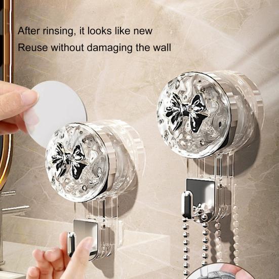 Strong Suction Cup Basin Hook Convenient Bathroom Storage Heavy-duty Multi-purpose Adhesive Hook Home Supplies
