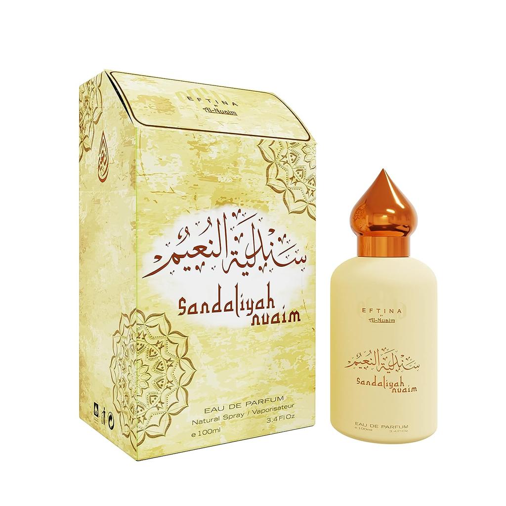 EFTINA от Al-Nuaim Sandaliyah Nuaim Eau De Parfum | Духи стойкого действия | Роскошная парфюмерия для мужчин и женщин | 100 мл