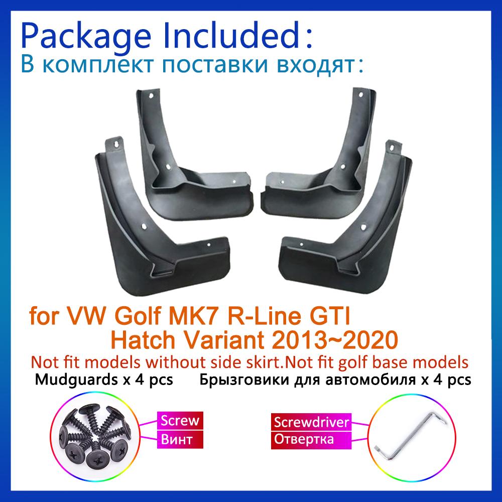 4x для VW Golf MK7 R-Line GTI Hatch Variant 2013 ~ Брызговики для Volkswagen, брызговики, передние колеса, крыло