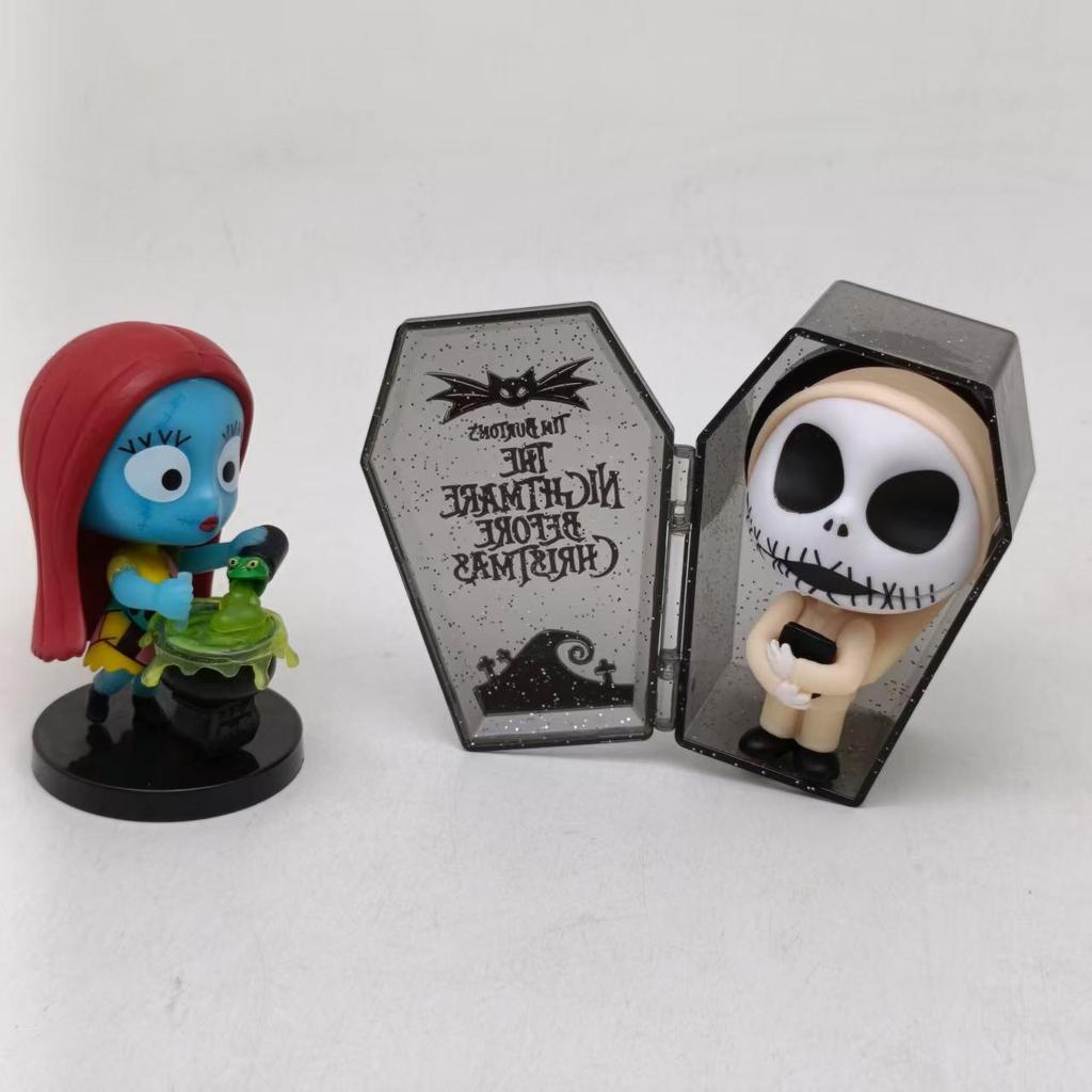 The Nightmare Before Christmas Blind Box Small Size PVC Model Figures Jack Sally Dr. Collectible Figurine Doll Christmas Gifts
