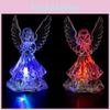 Kids Night Light With Crystallike Angel Design And Colorful Glow For Bedroom Or Playroom