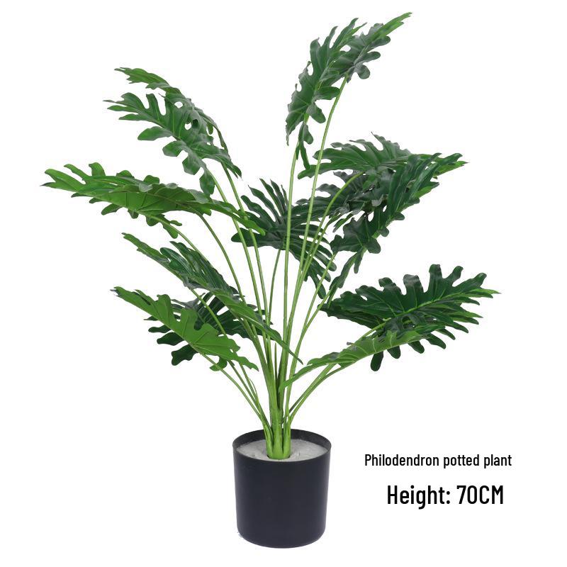 Potted Turtle Back Bonsai: Faux Floor Plant Decoration - Small Green Simulation Ornaments for Living Room