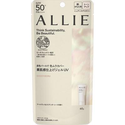 Ally Chrono Beauty Tone Up UV 03 60 г Солнцезащитное средство для лица и шеи. После подготовки кожи с помощью основных косметических средств нанесите необходимое количество средства на лицо и шею.