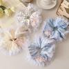 Korean Lace Trim Bow Scrunchie: Sweet, Lazy Style Hair Accessory