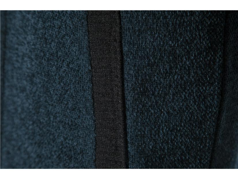 Мужской вязаный кардиган с воротником бейсбол: Толстый бархатный зимний свитер-жакет с длинными рукавами и вышивкой.