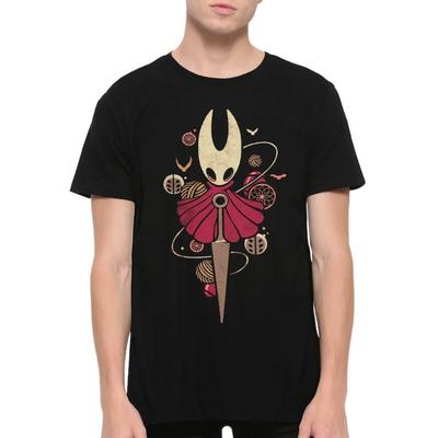 Hollow Knight Silksong Экшен-приключенческая игра Футболка Женская Мужская Летняя Мода Повседневная Хлопковая Графическая Футболка Стритвир Топы Футболка