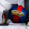 Columbus Blue Jackets Зонт-сердце Складной зонт, автоматический зонт 8 спиц для путешествий, кемпинга Подарок на Хэллоуин, Рождество