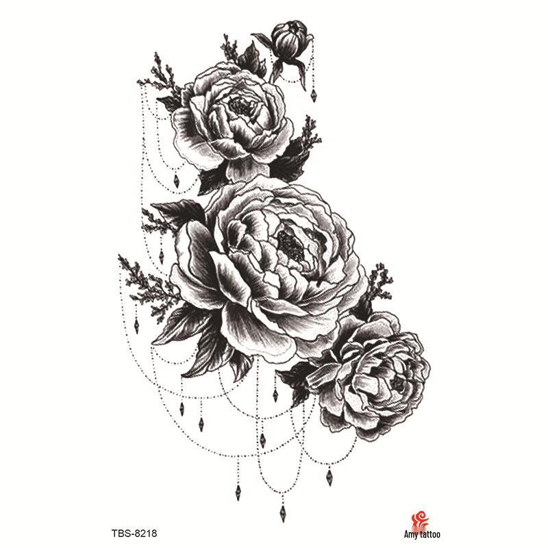 Водонепроницаемый набор тату-наклеек на всю руку с тотемными символами