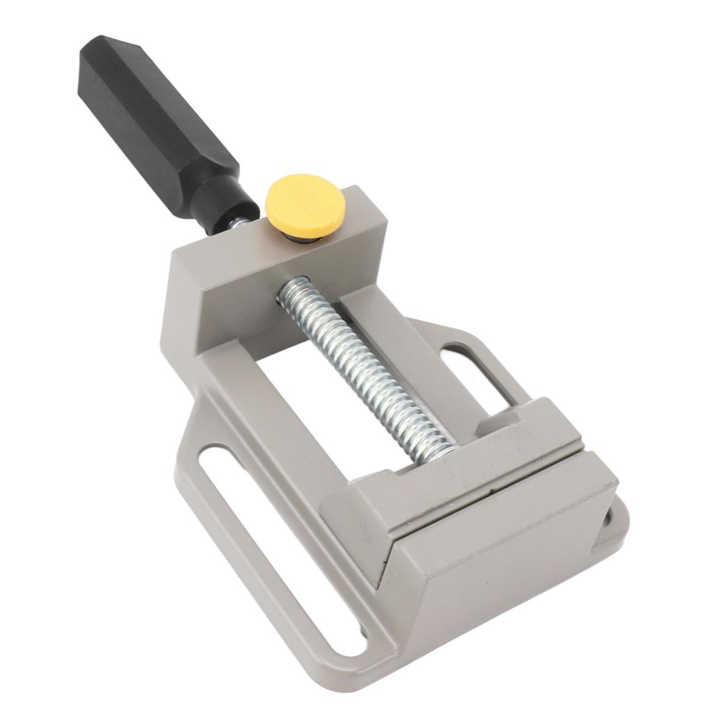 Small Drill Press Vise Aluminum Alloy Quick Release Woodworking Vise for DIY Carving Drilling