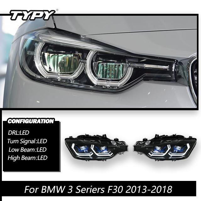 TYPY Автомобильные фары Светодиодная лампа Фара Световые блоки в сборе Для BMW F30 Фары F35 2012-2019 Автомобильные противотуманные фары Дневные ходовые огни Стоп-сигнал Поворотник