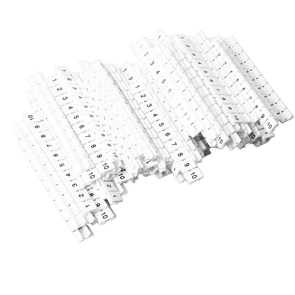 100 шт. Клеммная Маркерная Лента Блоки Этикетки Маркировочные Бирки Маркерная Панель Термостойкий Нейлон