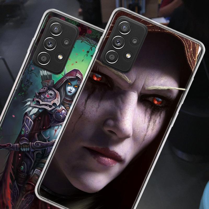 Чехол для телефона W-World Of W-Warcraft Эльф для Samsung A54 A57 A37 A17 A14 A15 A12 A24 A34 A55 A35 A25 A52S A07 A05S A04S A22 A32 A72