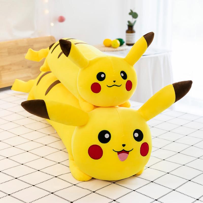 Pikachu Doll Plush Toy Throw Pillow Girl Sleeping Bed Doll Long Legs Rag Doll Birthday