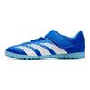 Predator Accuracy.4 Comfortable Lace-Up Non-Slip Anti-Kick Shock Absorbing Durable Low-Top Soccer Shoes Kids Soccer Shoes Blue White IE9441