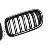 Black Front Bumper Kidney Grill Grille Fit  X3 F25 2011-2014 Dual Line