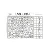 Interactive Find & Color Book Thicken Paper Enhanced Attention Hidden Object Coloring Book Observation Skills Seek & Color Book