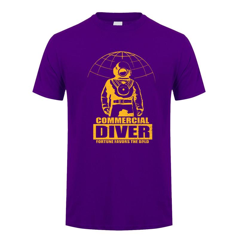 Commercial Diver T Shirts Unisex Graphic Dive Scuba Diving Streetwear Short Sleeve Tshirt Gifts Summer Tshirt Unisexs Dy203