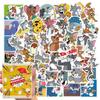 Для Тома и Джерри Набор из 50 наклеек Водонепроницаемый набор наклеек Наклейка Чемодан Высокое разрешение Изображение Moe Подходит для сноубордов Том и Тачки, Велосипеды,