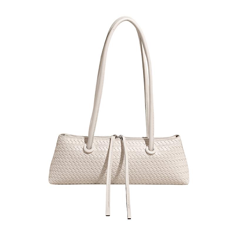 Летняя плетеная сумка подмышку женская новая модная простая портативная сумка через плечо нишевая сумка-багет