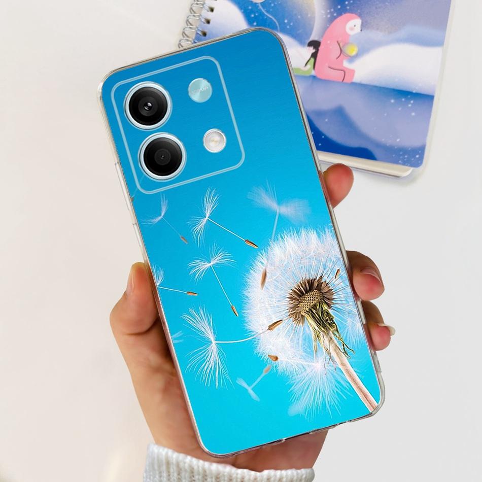 For Xiaomi Redmi Note 13 4G Case Redmi Note 13 Pro 4G Global Cute Soft Silicone TPU Slim Cover For Redmi Note13 13Pro 4G
