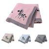 100x80cm Baby Blanket Cartoon Zebra Pattern Swaddle Wrap Infant Stroller Cover