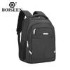Мужской модный черный рюкзак для ноутбука, большая вместимость, сумка на два плеча, школьная сумка для студентов, дорожная сумка для отдыха на природе