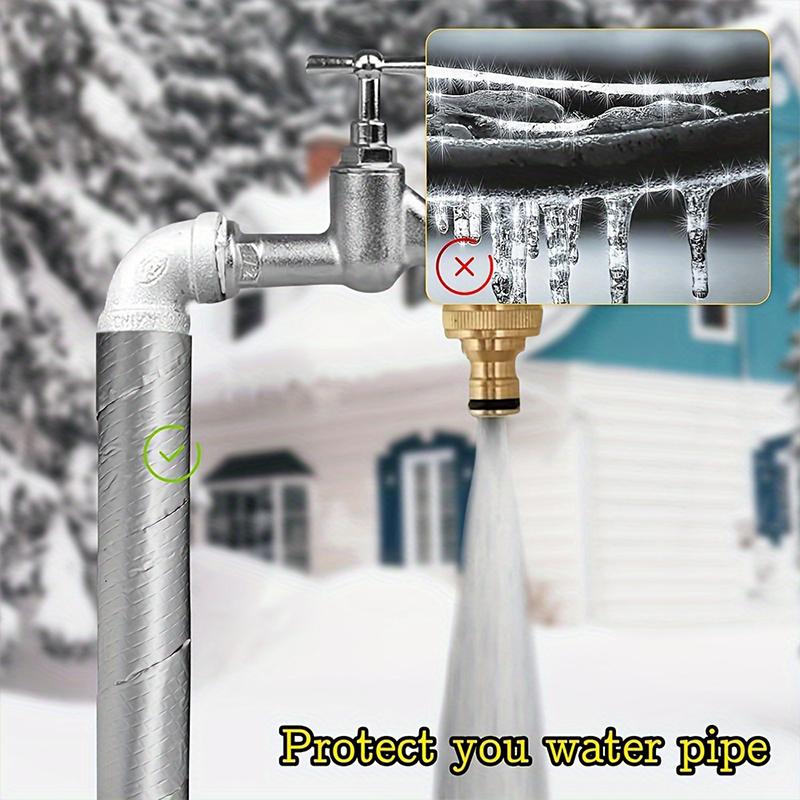 5смx10м Пенопластовая защита от замерзания дома Садовая изоляция труб Наружная самоклеящаяся Идеально подходит для труб горячего и холодного водоснабжения