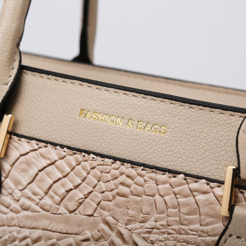 Комплект из 3 предметов, женские кошельки и сумки, женская сумка на плечо, элегантная сумка с короткой ручкой, высококачественная сумка-тоут из искусственной кожи для женщин