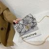 Snake Pattern Small Square Bag 2025 Wind New Mini Mobile Phone Bag Chain Shoulder Bag Messenger Bag
