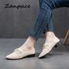 ZANPACE осенние повседневные женские туфли с острым носком на шнуровке кожаные туфли на низком каблуке лоферы женские весенние туфли на платформе