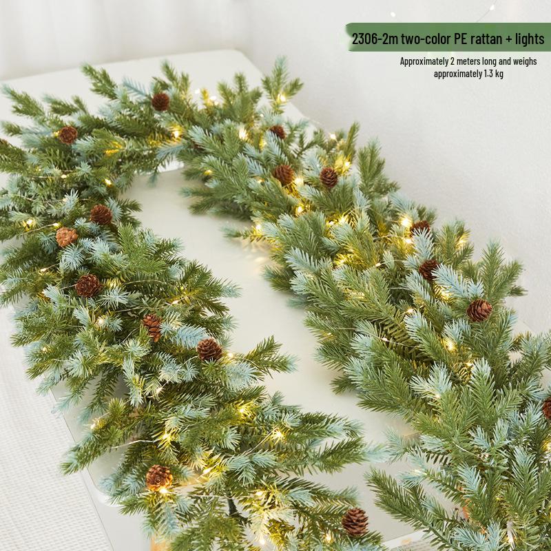 Christmas Snowflake Garland for Hotels, Malls, Windows, Doors & Stair Handrails