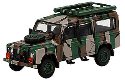 MINI GT Масштаб Land Rover Defender 110 Малазийская армия Harimau Belang Эксклюзив Малазия Готовая модель 1/64 (Правый руль) MGT00321-Р