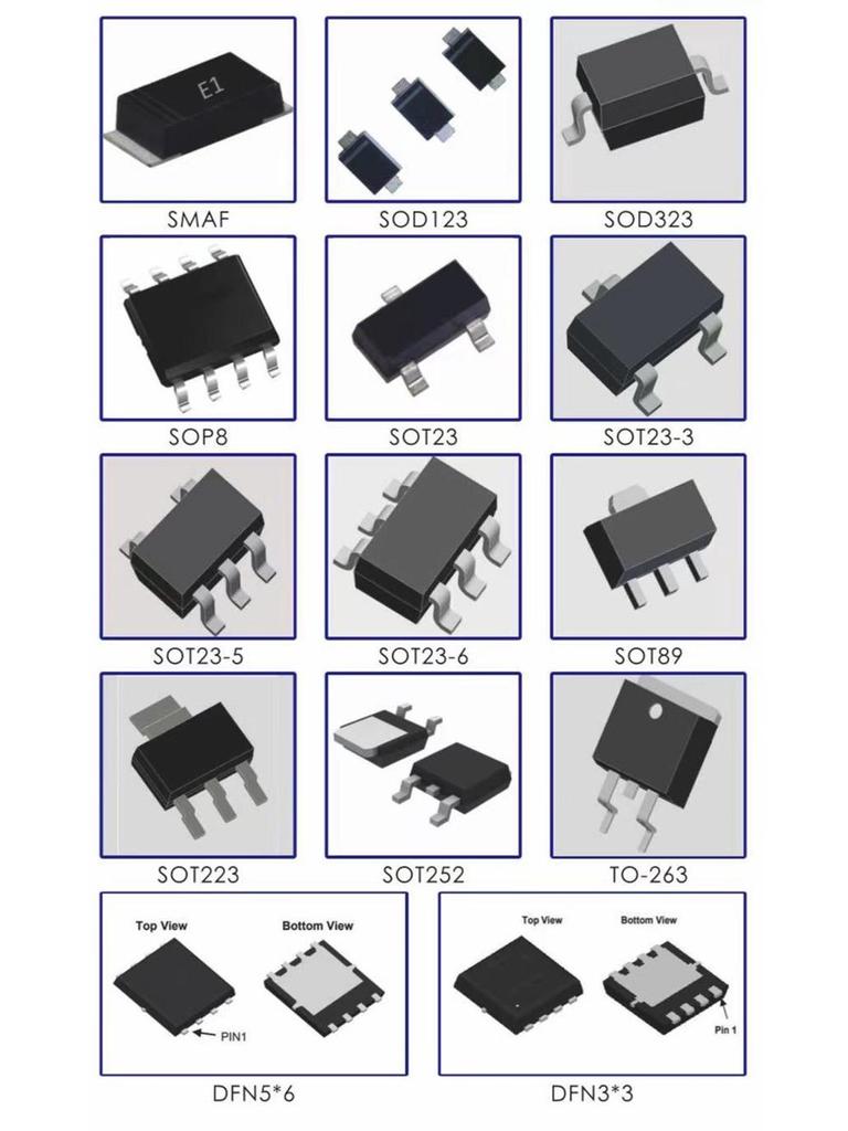 SS8550 Silkscreen Y2 PNP Transistor, 1.5A/1.2A, SOT-23 SMD Package