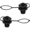 2pcs New black Plug    Cap  Accessories for Kayak Inflatable  Dinghy Speeds