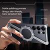 Shaped Aluminum Metal Frame Borderless Heat Dissipation Phone Case, for Samsung S26 S25 Ultra  Rotating Bracket Bumper